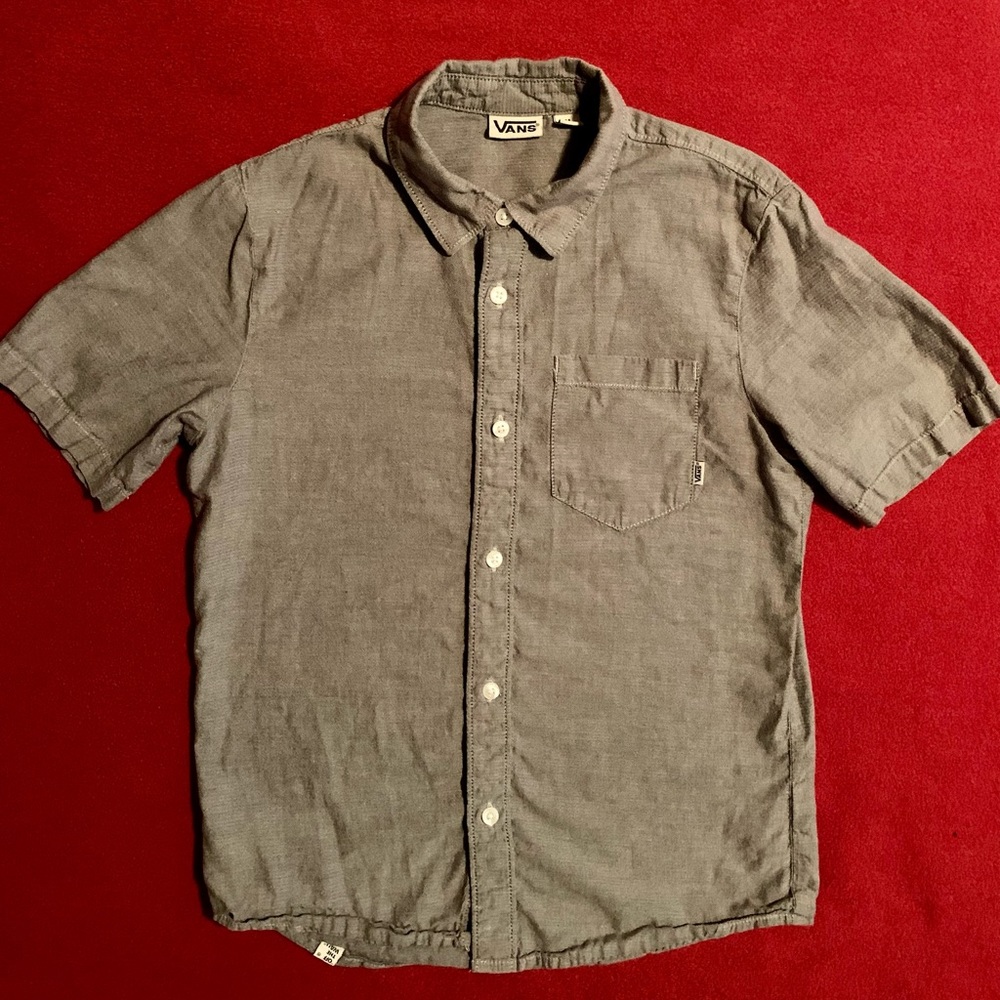Vans button down shirt